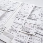 領収書をノートで管理する